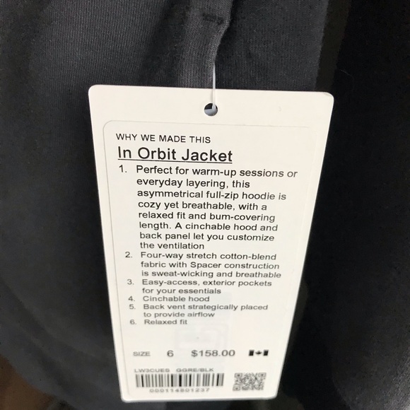 NWT Lululemon Jacket - Picture 8 of 8